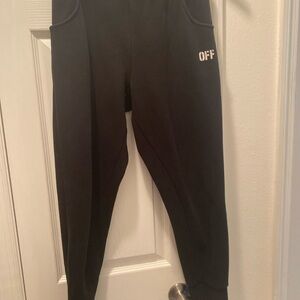Off White Black Jogger Size XS